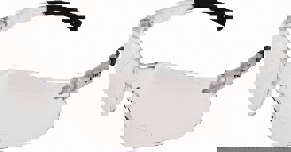 Magnifying Safety Glasses: +2, Clear Lenses, Scratch Resistant, ANSI Z87.1+